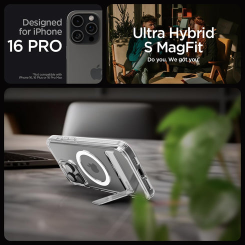 Spigen iPhone 16 PRO Case Ultra Hybrid S MAGFIT